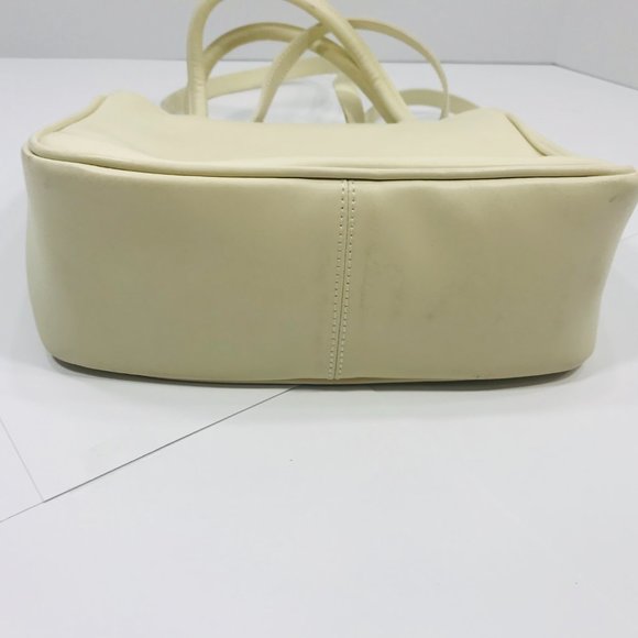 50% OFF  Authentic Furla Italian leather Cream shoulder bag - Picture 7 of 11